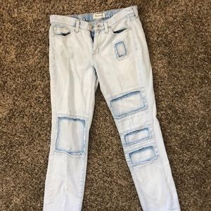 Madewell patch Jeans